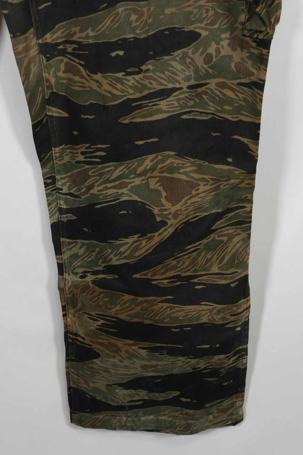 1965年頃 シルバータイガーストライプ タイガーストライプ パンツ US-S 中古品