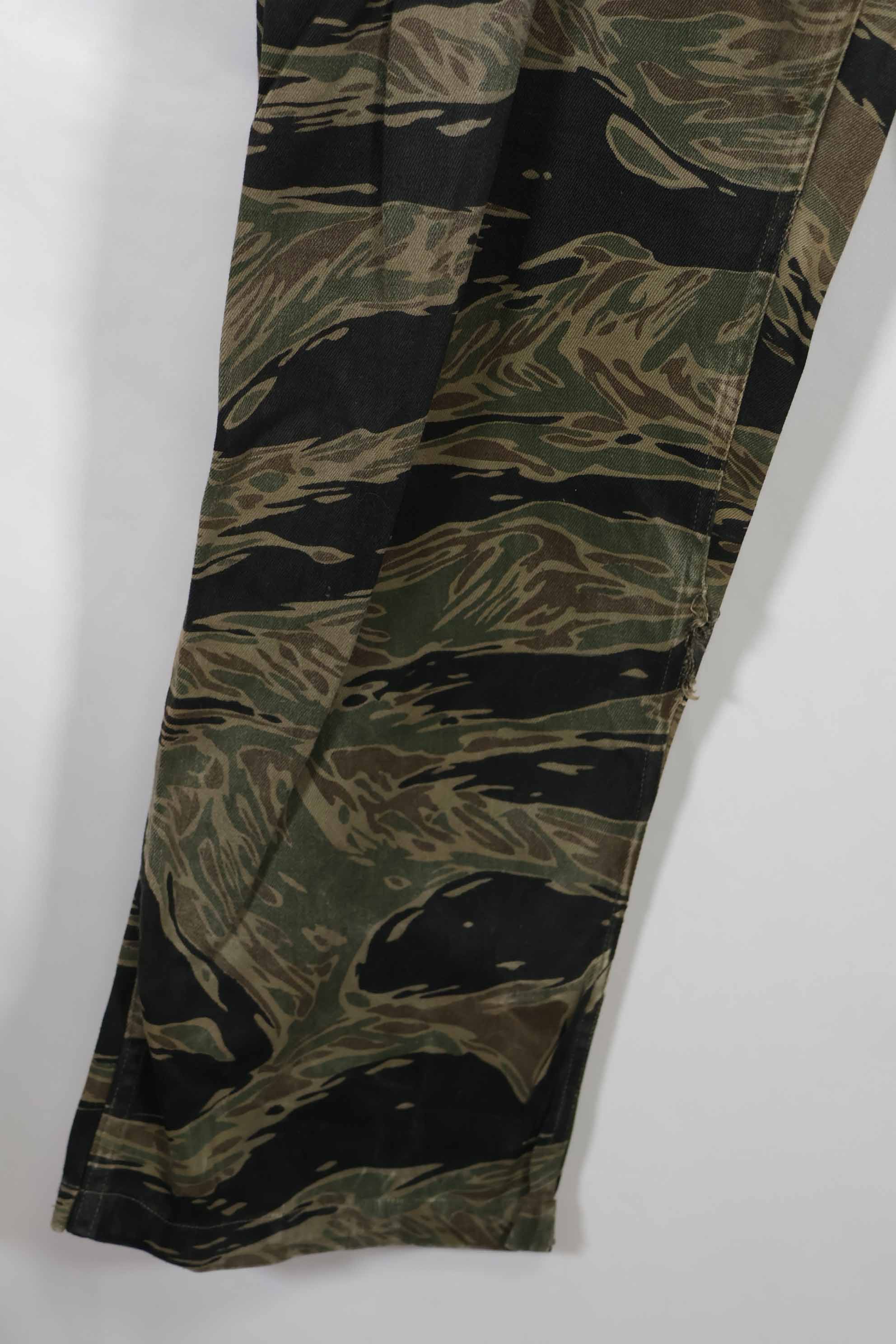 1965年頃 シルバータイガーストライプ タイガーストライプ パンツ US-S 中古品