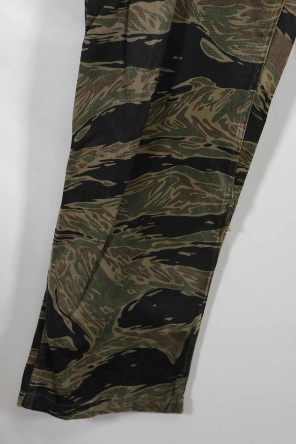 1965年頃 シルバータイガーストライプ タイガーストライプ パンツ US-S 中古品