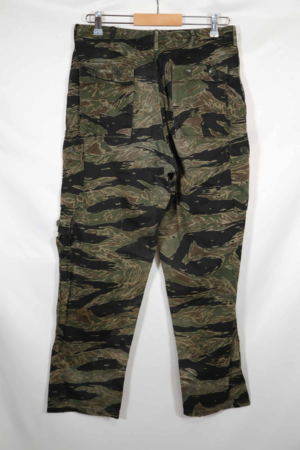 1965年頃 シルバータイガーストライプ タイガーストライプ パンツ US-S 中古品