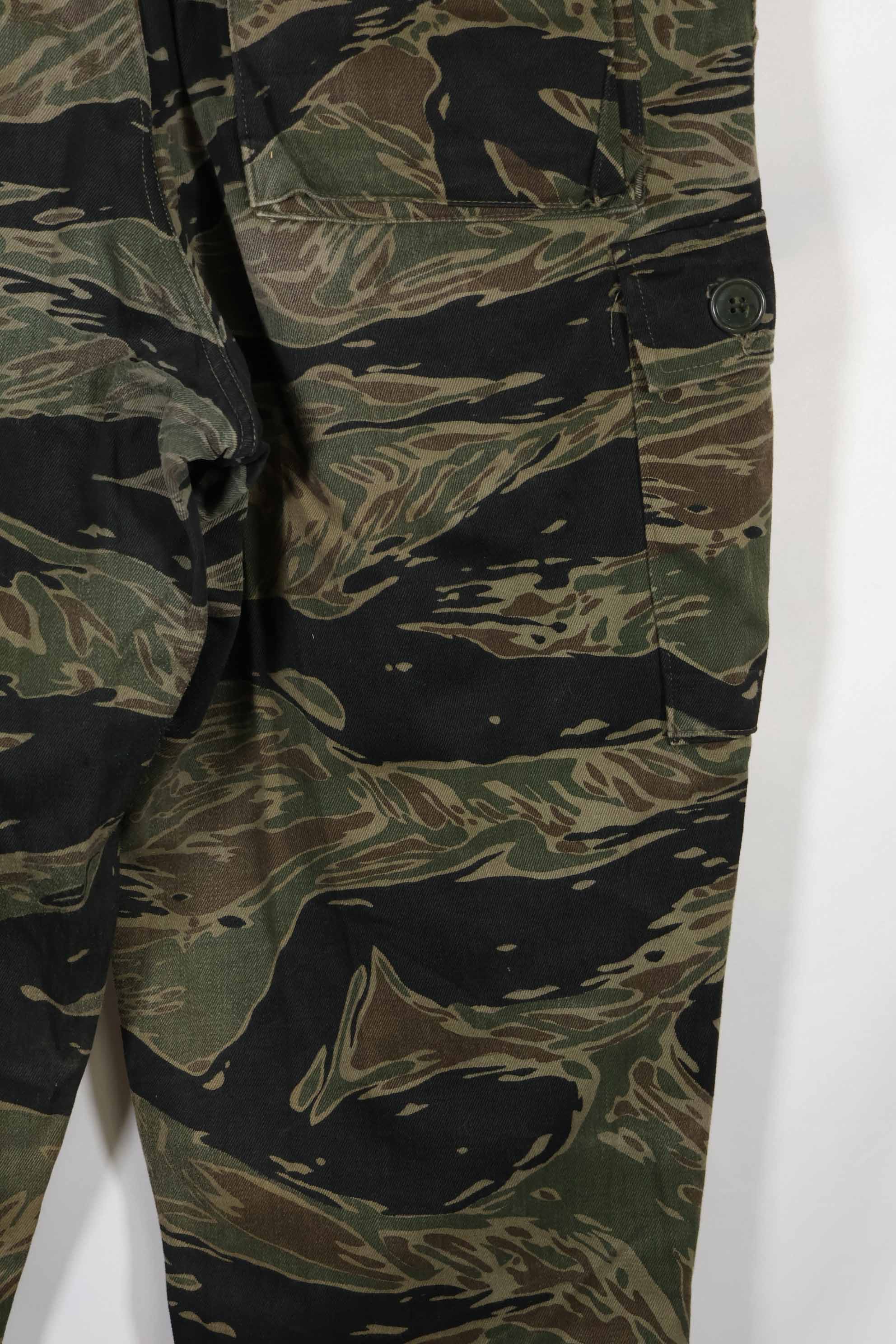 1965年頃 シルバータイガーストライプ タイガーストライプ パンツ US-S 中古品