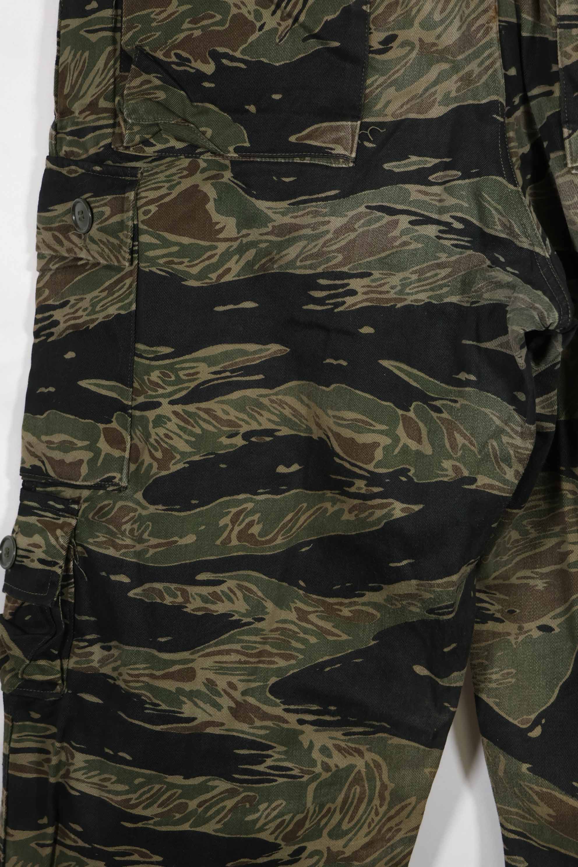 1965年頃 シルバータイガーストライプ タイガーストライプ パンツ US-S 中古品