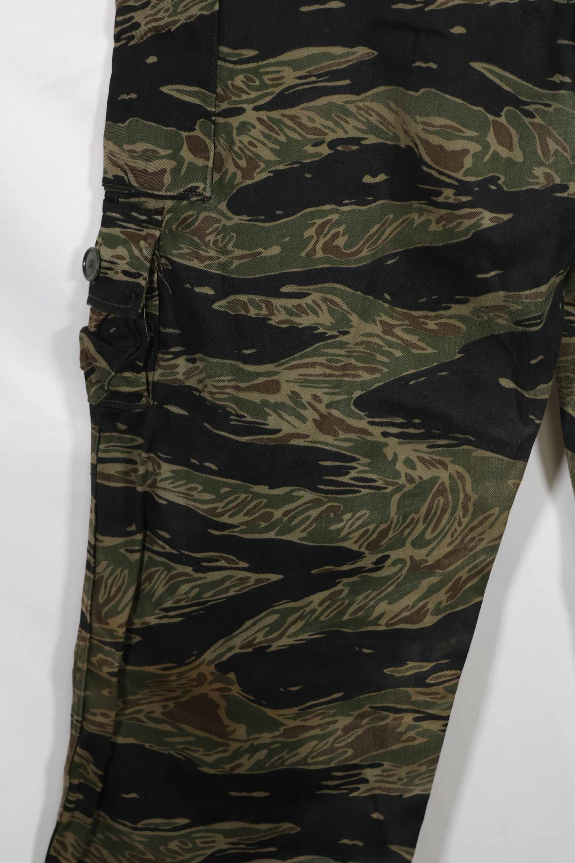 1965年頃 シルバータイガーストライプ タイガーストライプ パンツ US-S 中古品