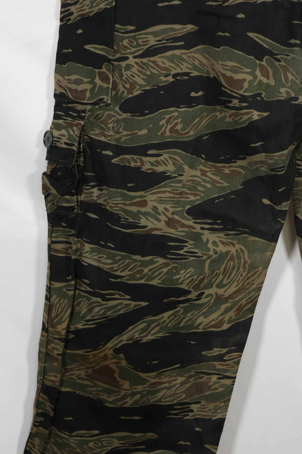 1965年頃 シルバータイガーストライプ タイガーストライプ パンツ US-S 中古品