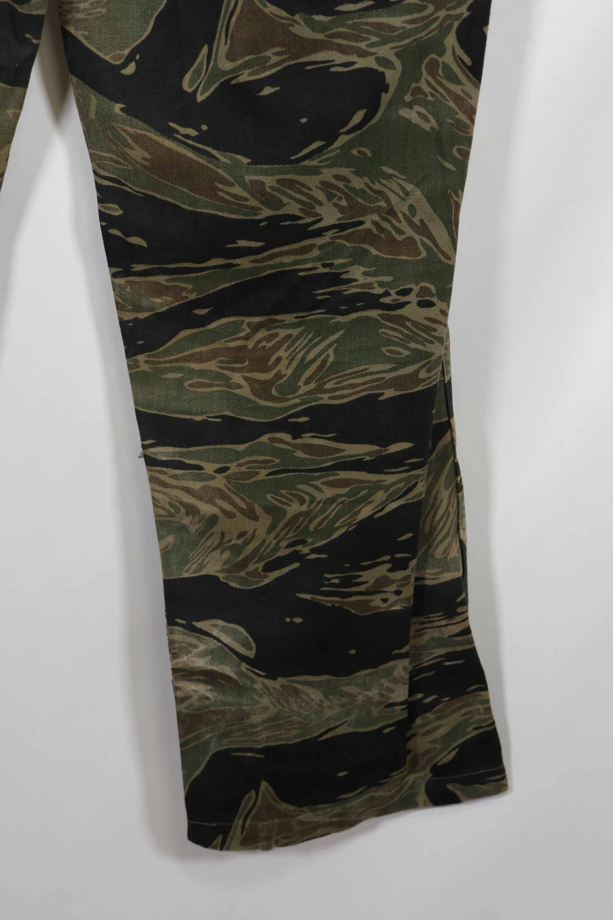 1965年頃 シルバータイガーストライプ タイガーストライプ パンツ US-S 中古品