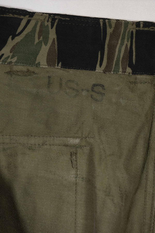 1965年頃 シルバータイガーストライプ タイガーストライプ パンツ US-S 中古品