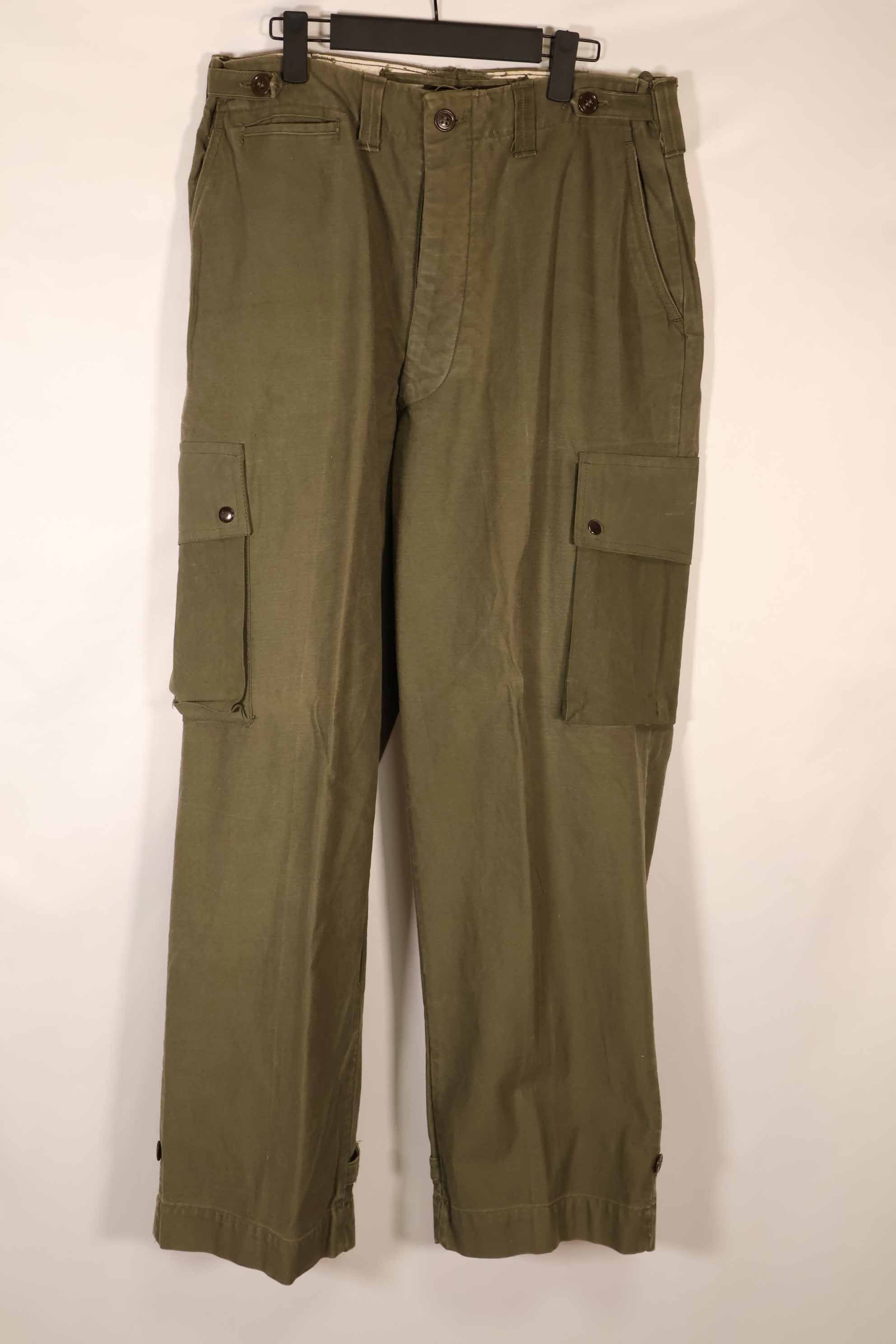 実物 1940〜50年代 アメリカ軍 M45 コットンフィールドパンツ 中古品