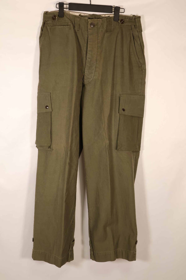実物 1940〜50年代 アメリカ軍 M45 コットンフィールドパンツ 中古品