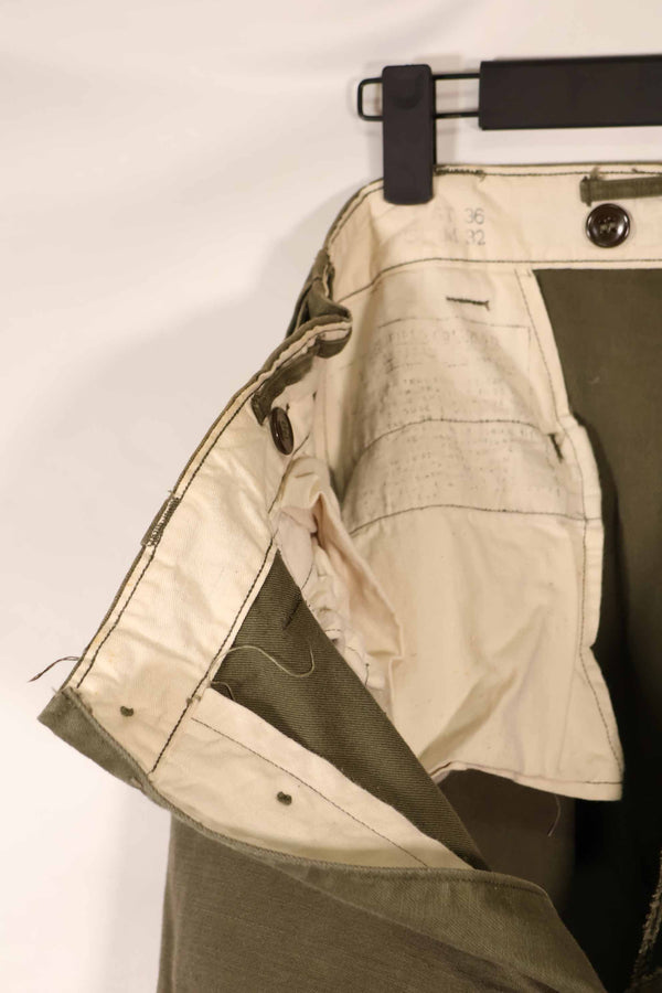 実物 1940〜50年代 アメリカ軍 M45 コットンフィールドパンツ 中古品