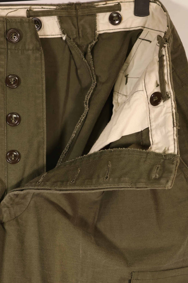 実物 1940〜50年代 アメリカ軍 M45 コットンフィールドパンツ 中古品