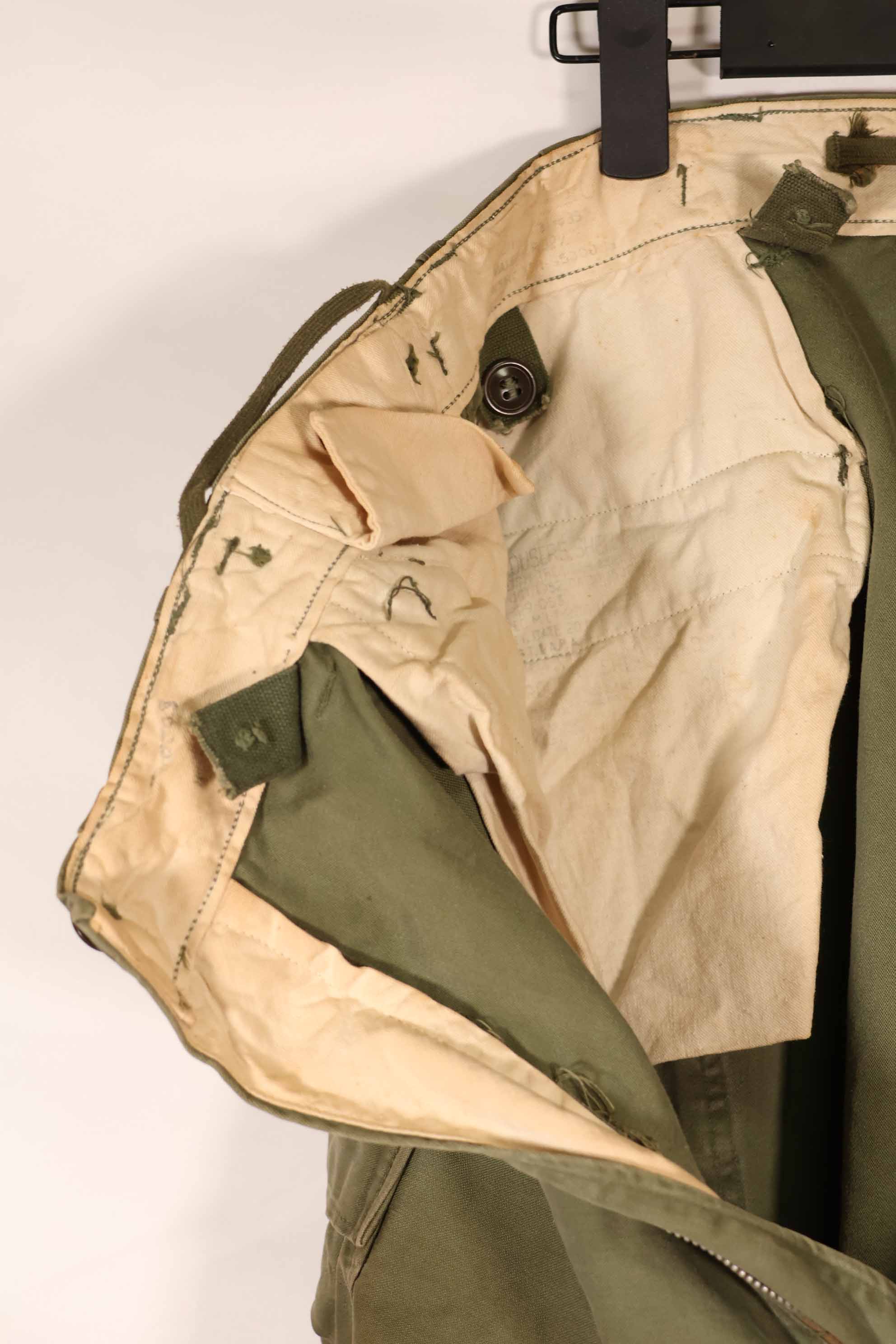 実物 1950年代 アメリカ陸軍 M51 コットンフィールドパンツ 中古品