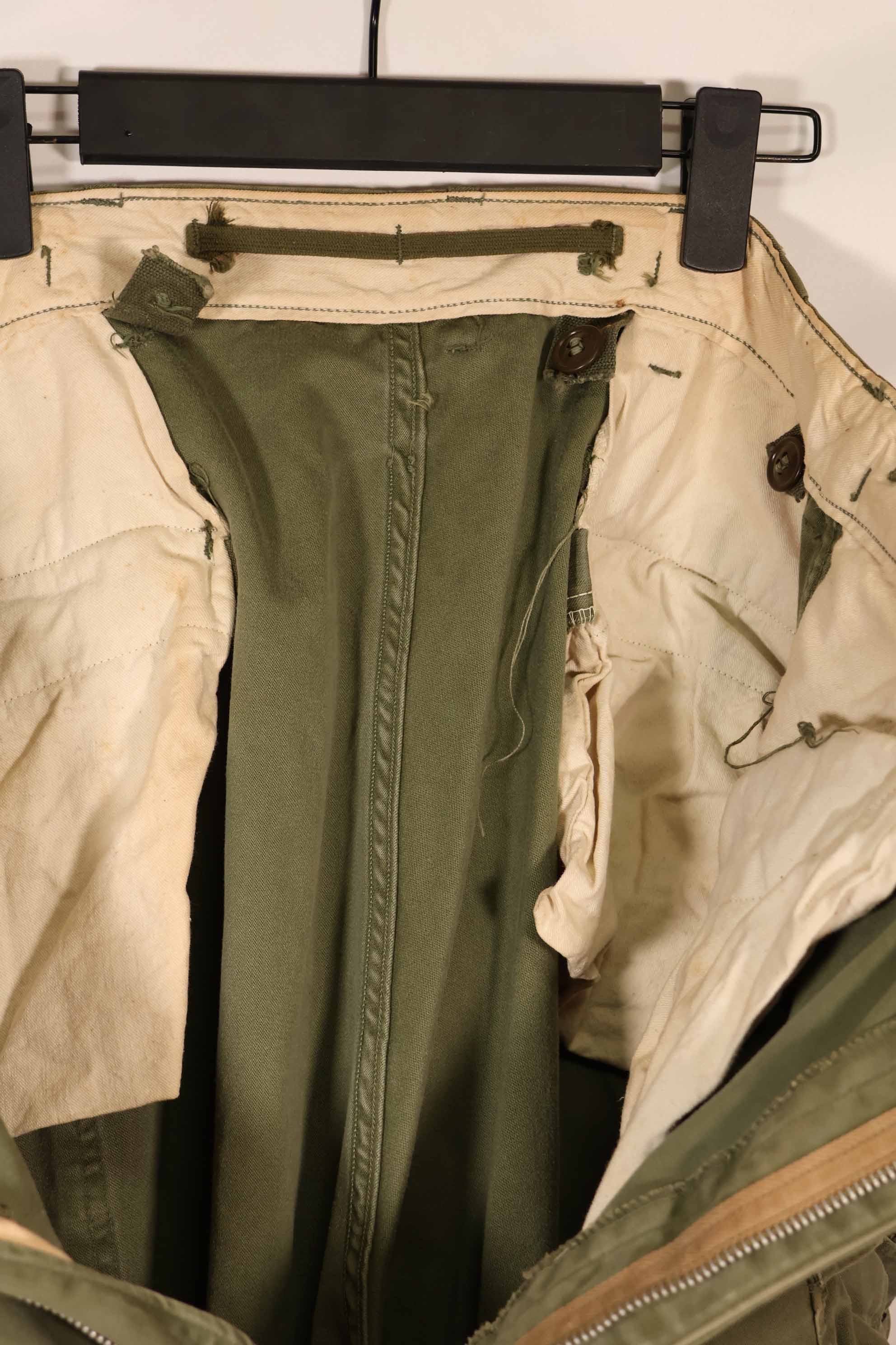 実物 1950年代 アメリカ陸軍 M51 コットンフィールドパンツ 中古品