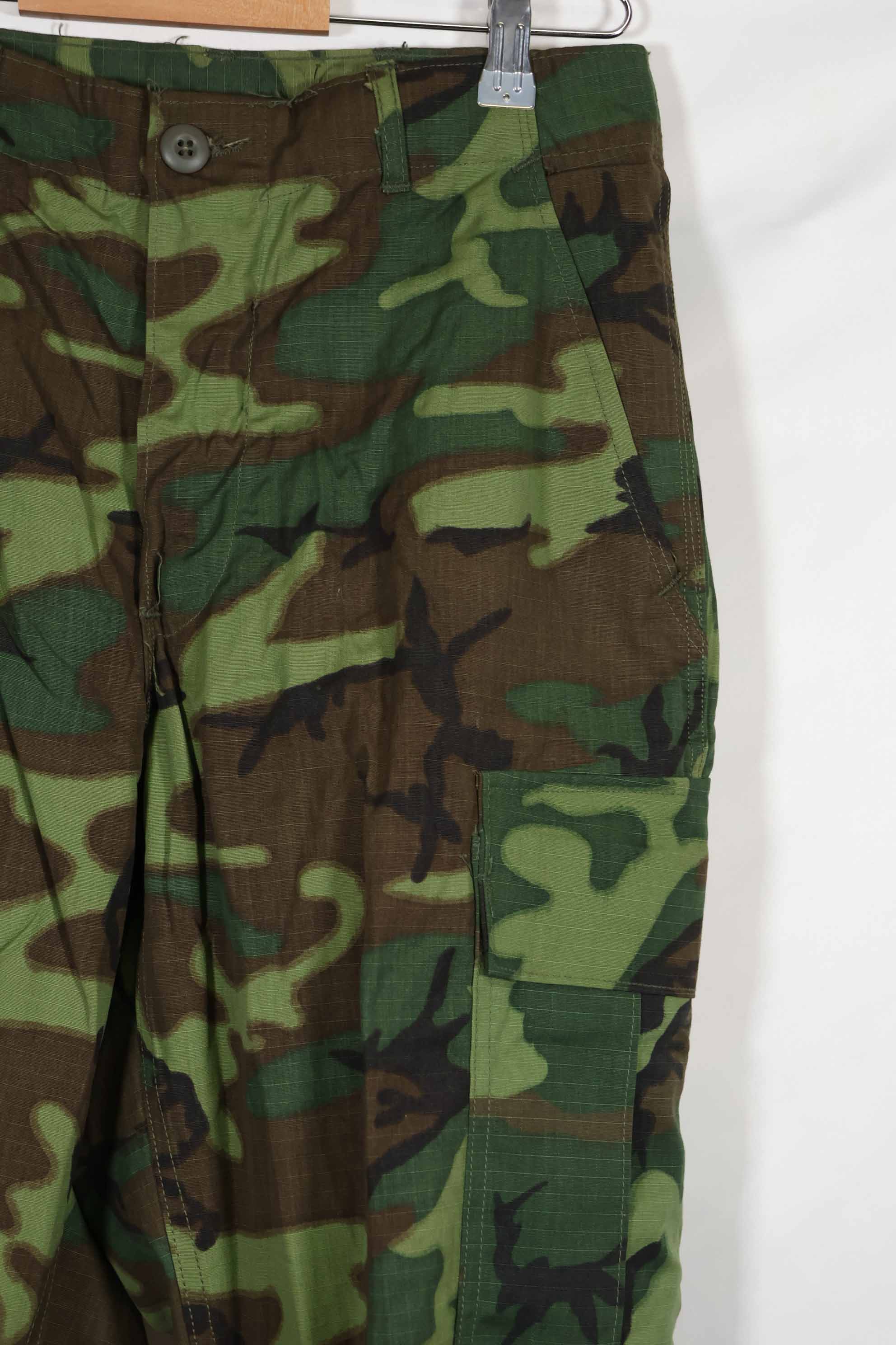 1968年製 デッドストック リップストップ生地 ERDL ジャングルファティーグ パンツ S-S