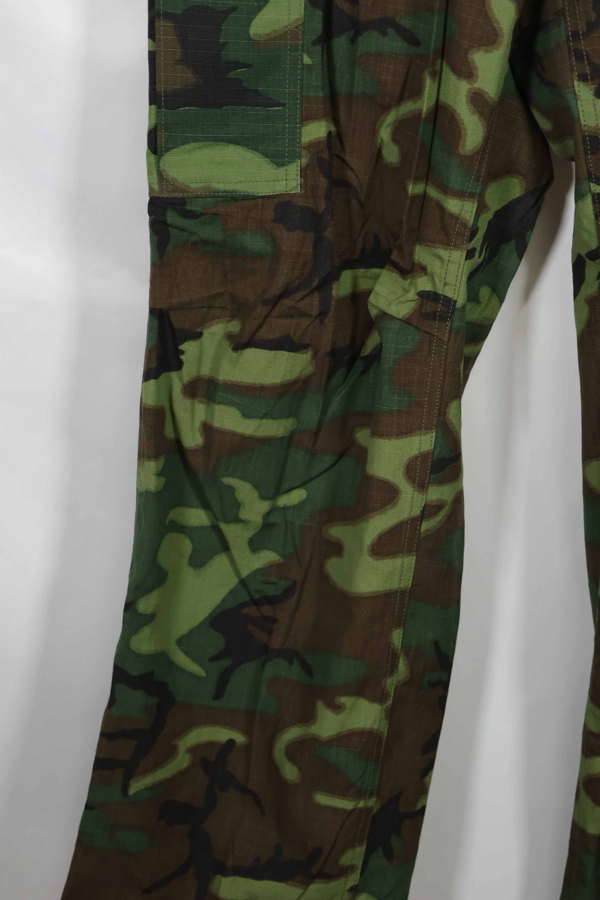 1968年製 デッドストック リップストップ生地 ERDL ジャングルファティーグ パンツ S-S