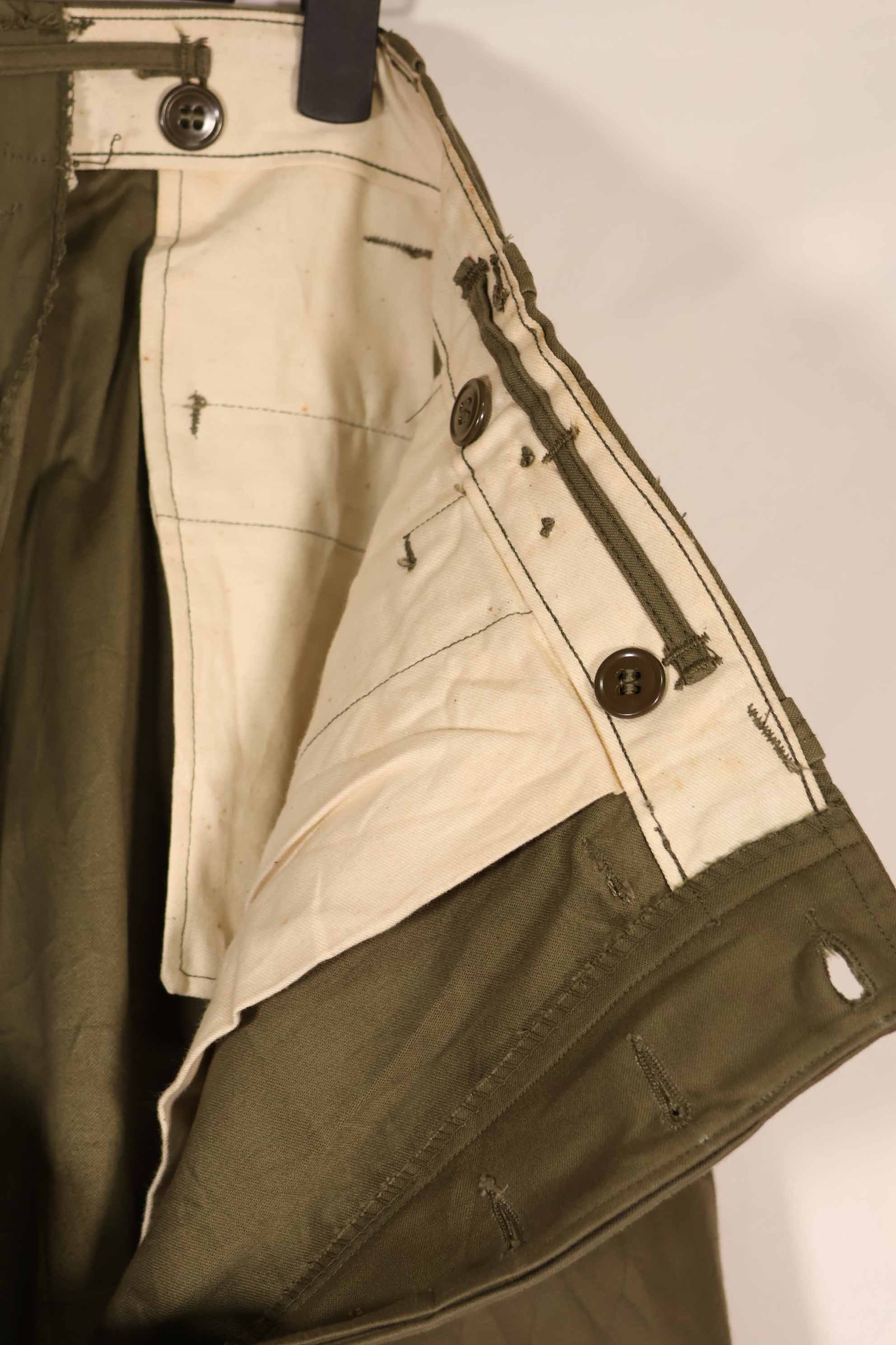 実物 1940年代後半〜50年代前半 M45 ODコットンフィールドパンツ 中古品 状態良い
