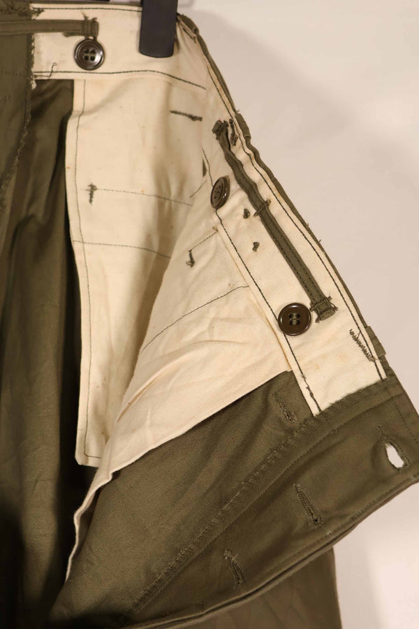 実物 1940年代後半〜50年代前半 M45 ODコットンフィールドパンツ 中古品 状態良い
