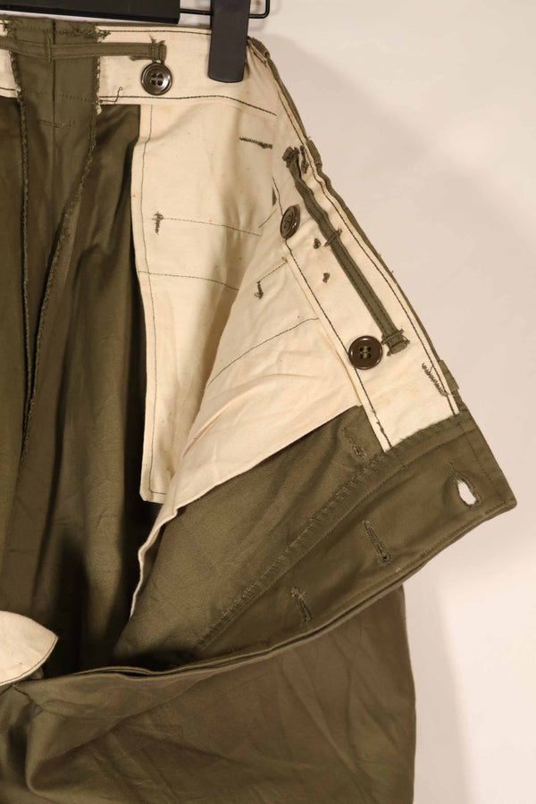 実物 1940年代後半〜50年代前半 M45 ODコットンフィールドパンツ 中古品 状態良い