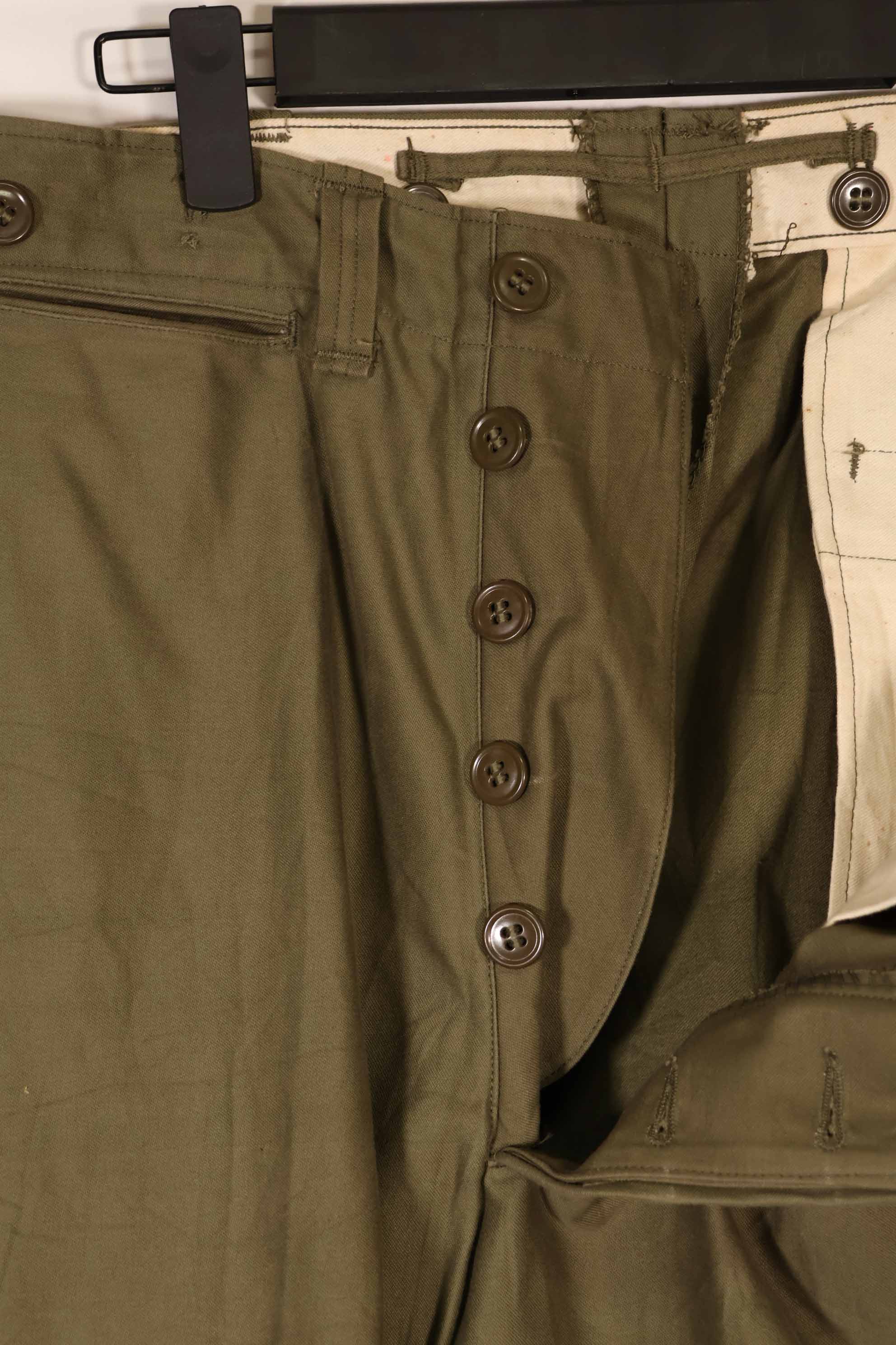 実物 1940年代後半〜50年代前半 M45 ODコットンフィールドパンツ 中古品 状態良い