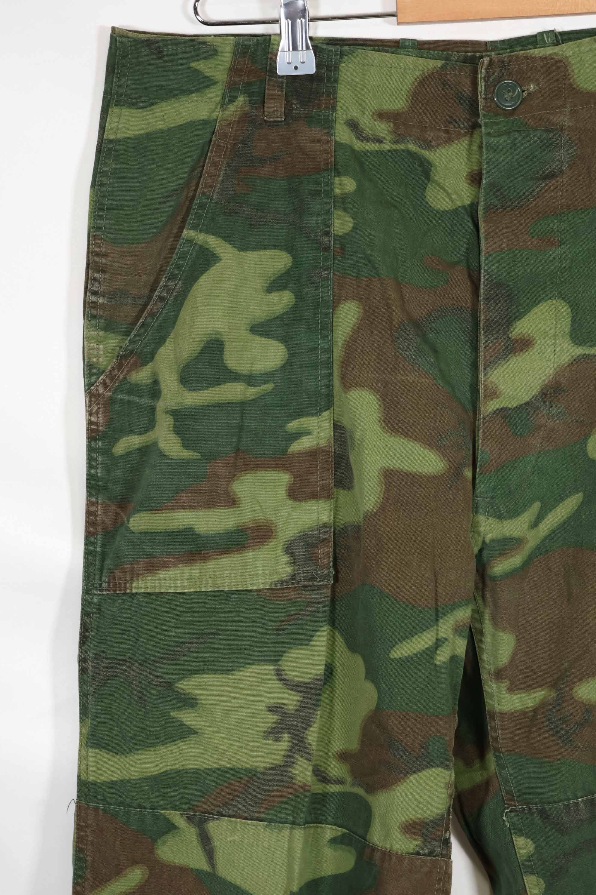 1960年代後半 ノンリップストップ生地 ERDL ベイカーパンツ 中古品