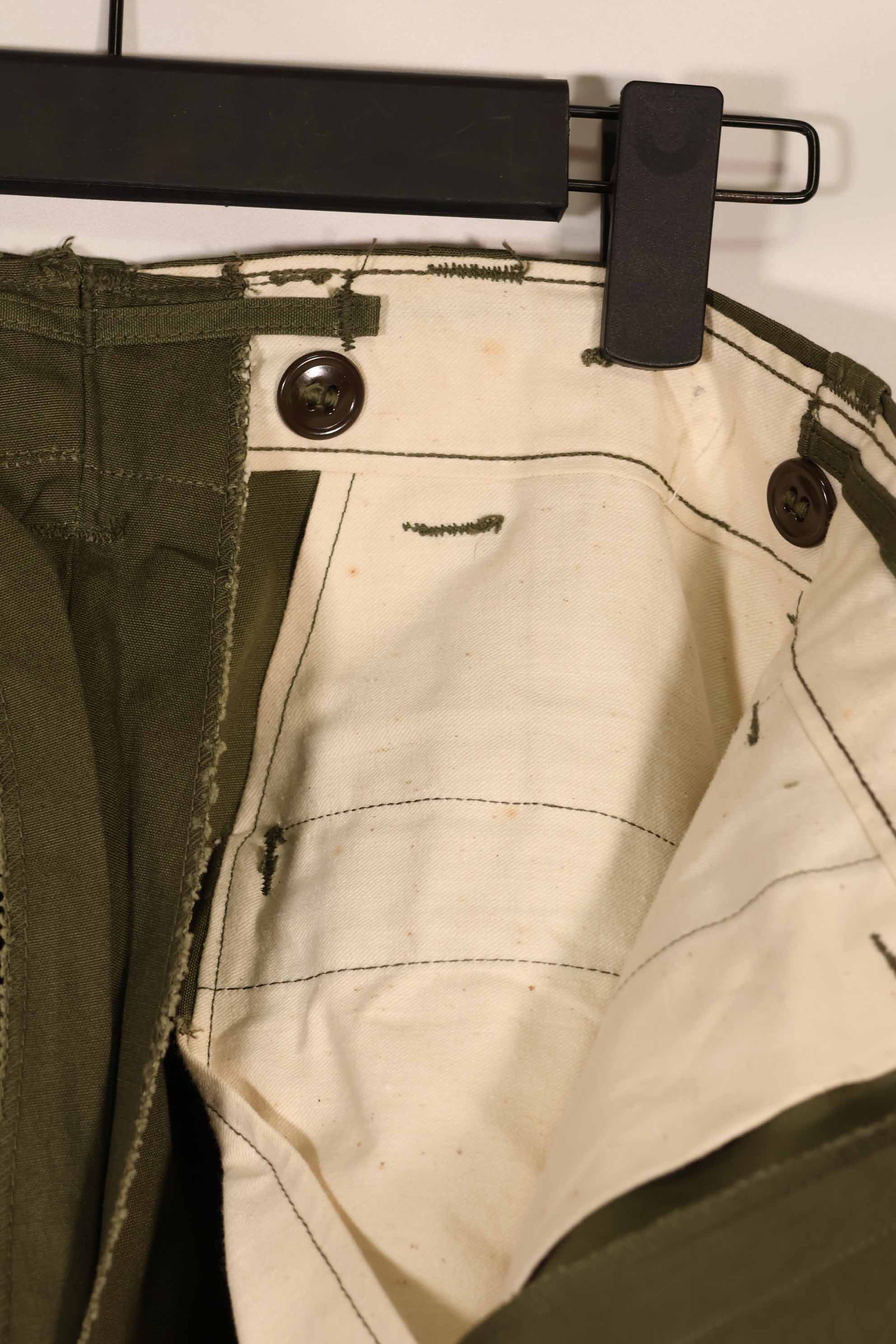 実物 1940年代後半〜50年代前半 M45 ODコットンフィールドパンツ ほぼ未使用 中古品