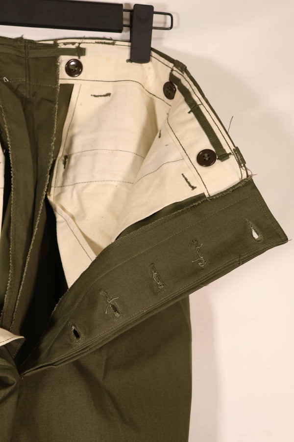 実物 1940年代後半〜50年代前半 M45 ODコットンフィールドパンツ ほぼ未使用 中古品