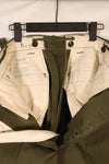 実物 1940年代後半〜50年代前半 M45 ODコットンフィールドパンツ ほぼ未使用 中古品