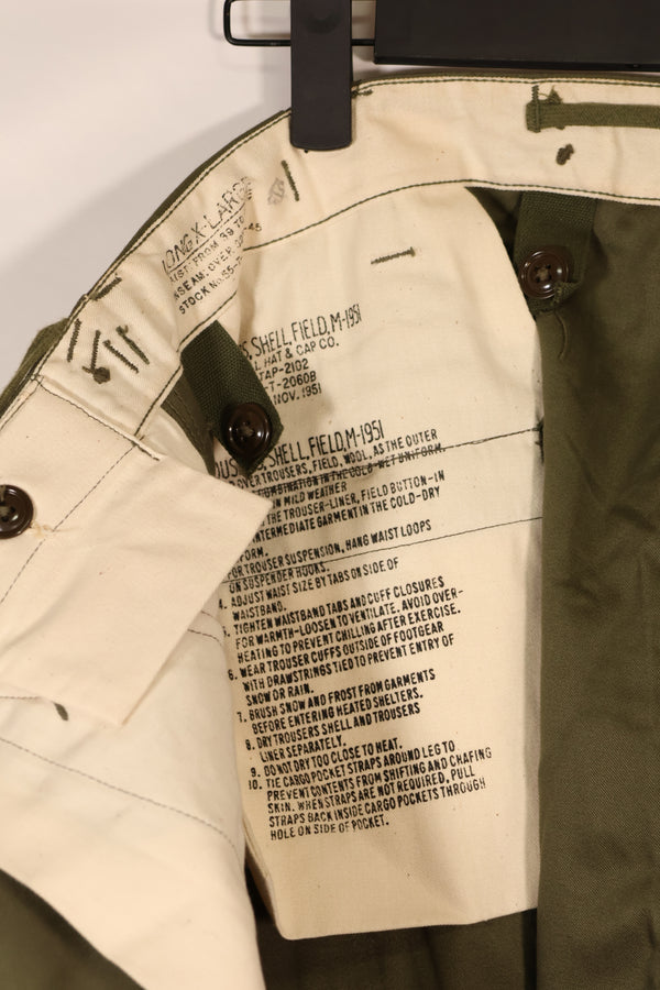 実物 1951年製 デッドストック M51 コットン フィールドパンツ X-LARGE-REGULAR