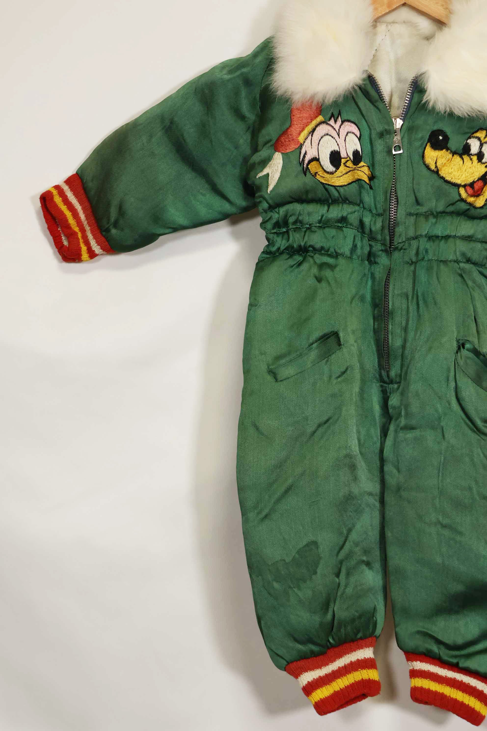 1950年代 日本製 米兵向けお土産品 子供用 フライトスーツ 虎入り 未使用品