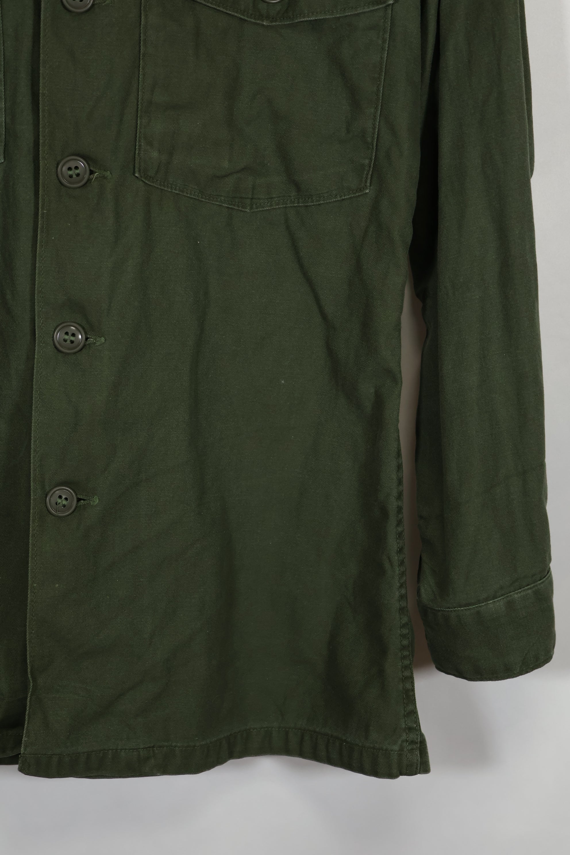 1960年代ロット OG-107 ユーティリティシャツ LOCKE 元SF隊員 放出 中古品