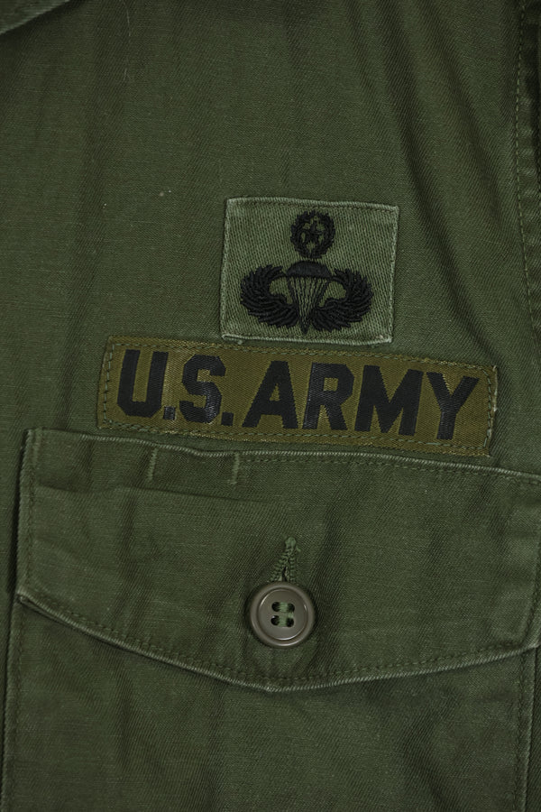 1960年代ロット OG-107 ユーティリティシャツ LOCKE 元SF隊員 放出 中古品