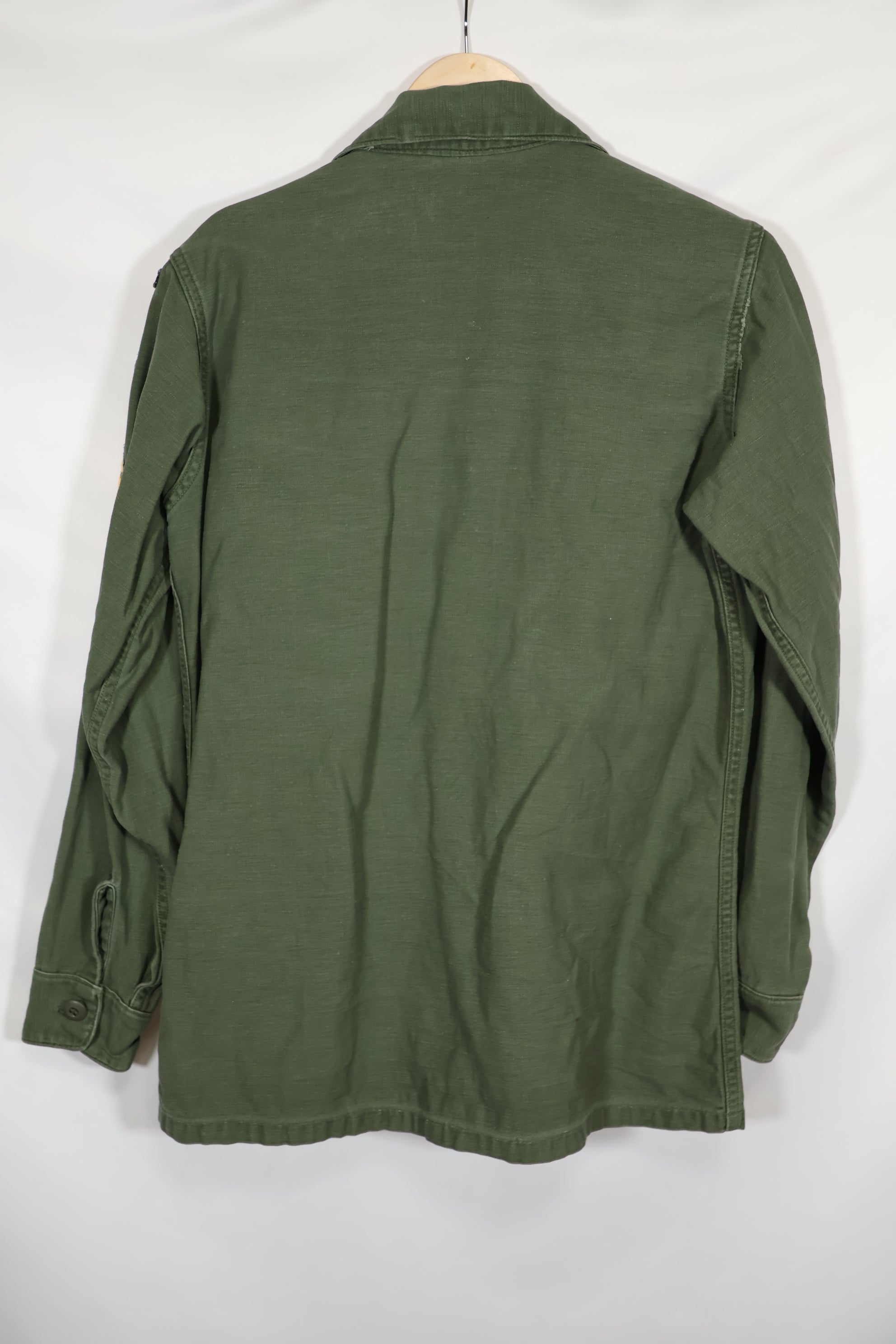 1960年代ロット OG-107 ユーティリティシャツ LOCKE 元SF隊員 放出 中古品 カラーパッチ