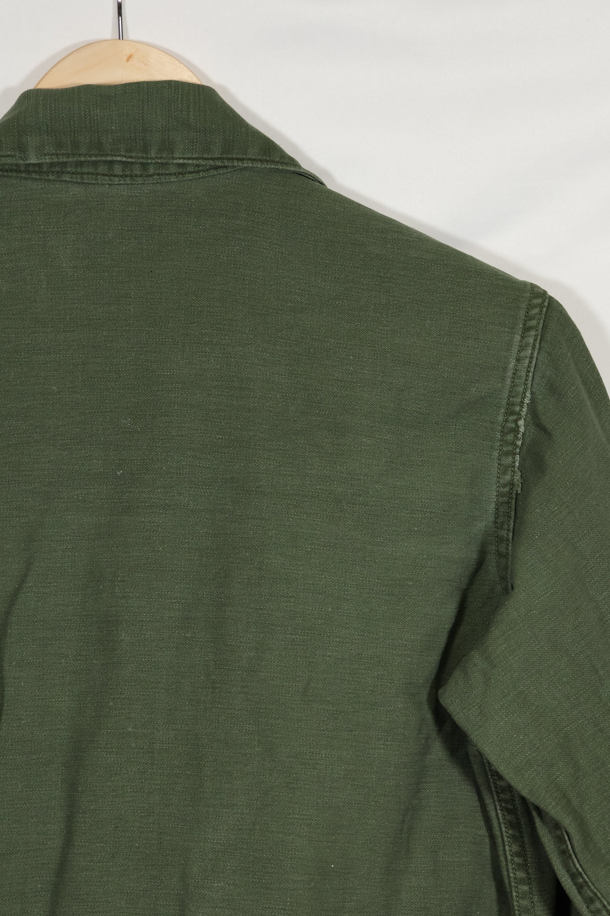 1960年代ロット OG-107 ユーティリティシャツ LOCKE 元SF隊員 放出 中古品 カラーパッチ