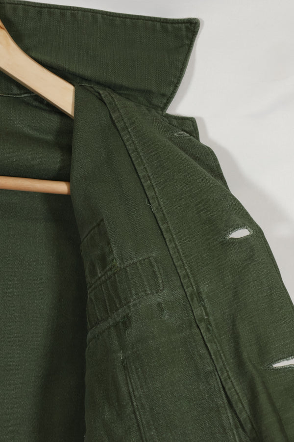 1960年代ロット OG-107 ユーティリティシャツ LOCKE 元SF隊員 放出 中古品 カラーパッチ