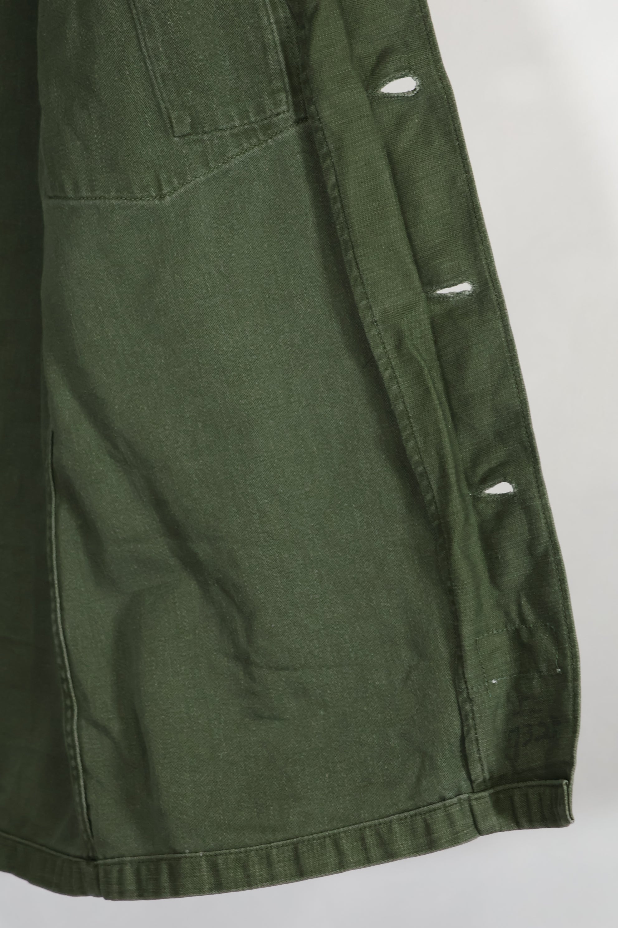 1960年代ロット OG-107 ユーティリティシャツ LOCKE 元SF隊員 放出 中古品 カラーパッチ