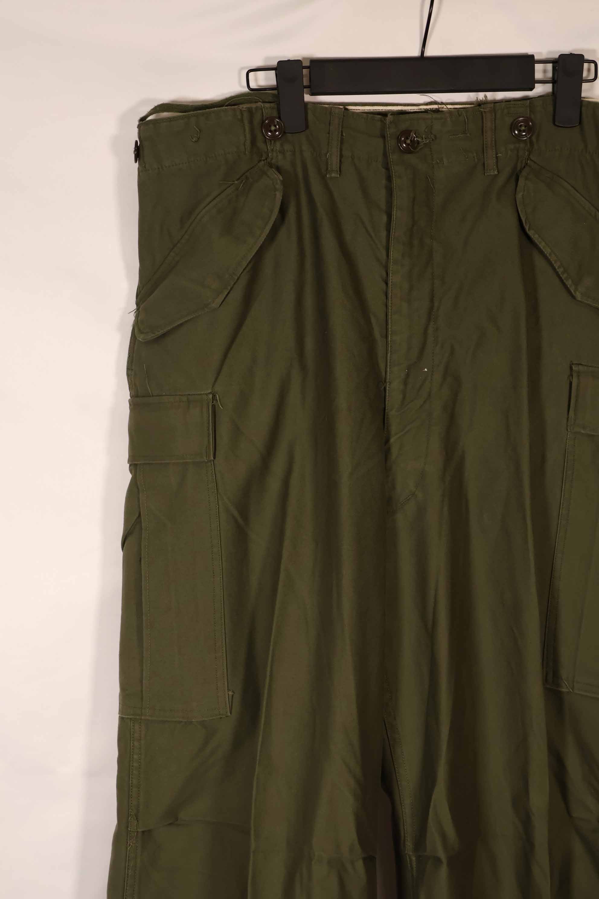 実物 1951年製 M51 コットン フィールドパンツ M-L 中古品