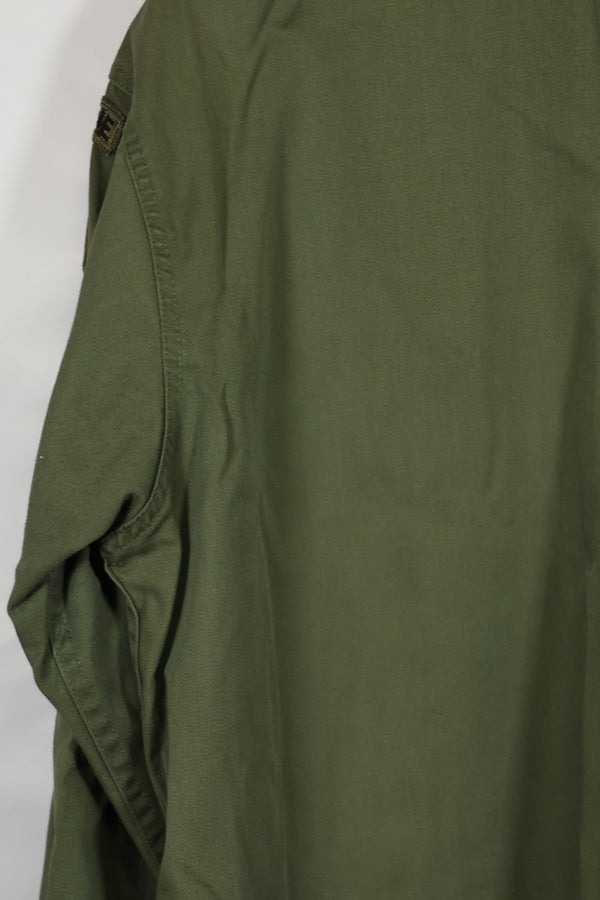 1960年代ロット OG-107 ユーティリティシャツ LOCKE 元SF隊員 放出 中古品 ノーアイロンシャツ A