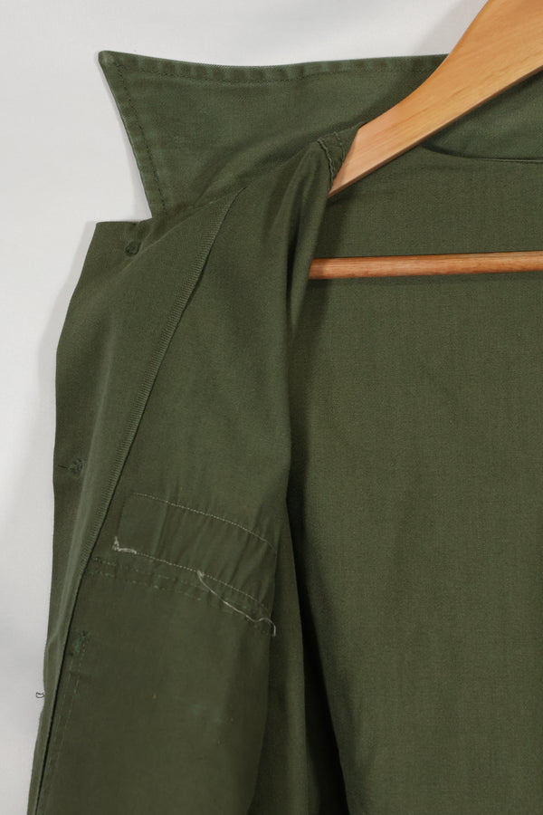 1960年代ロット OG-107 ユーティリティシャツ LOCKE 元SF隊員 放出 中古品 ノーアイロンシャツ A