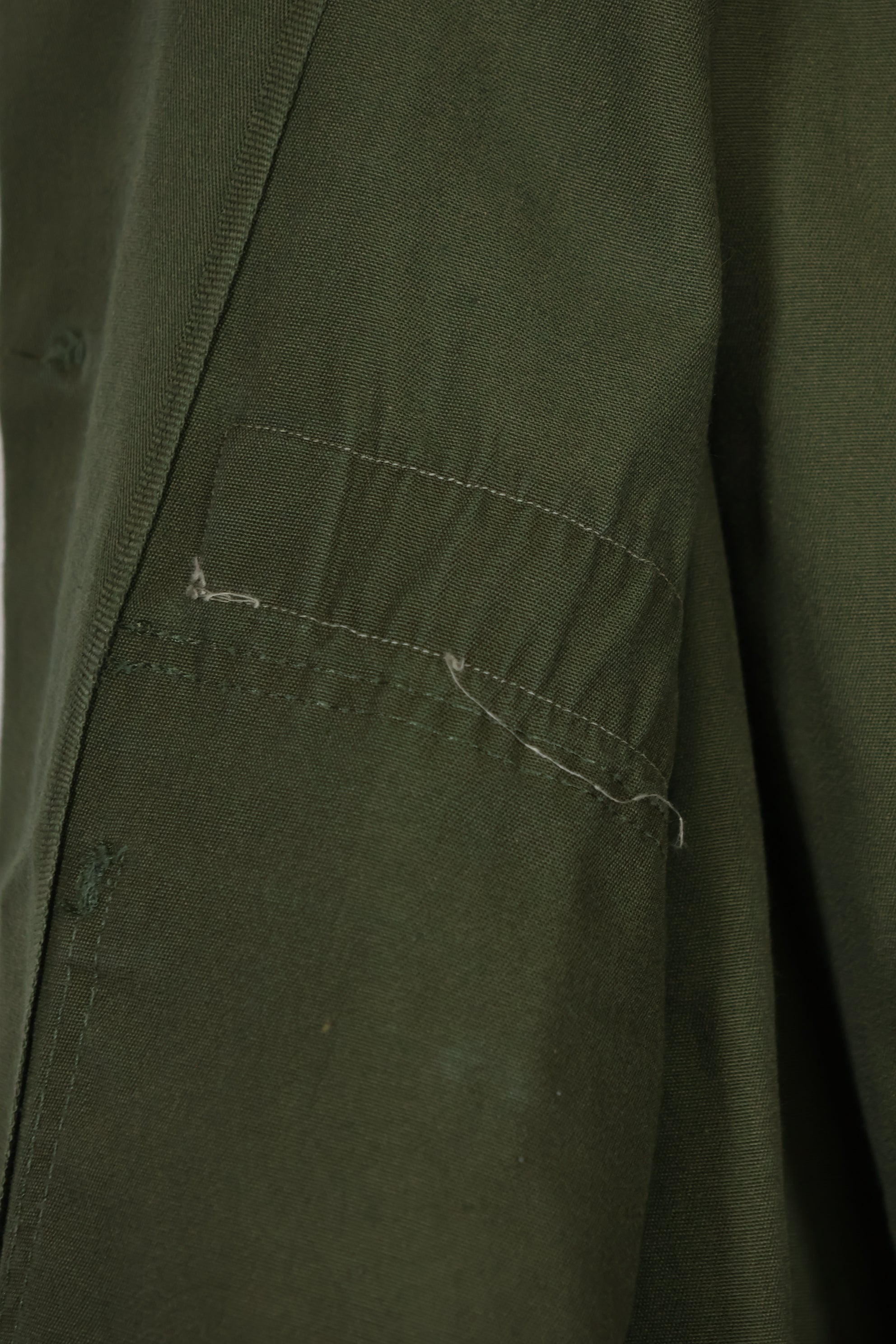 1960年代ロット OG-107 ユーティリティシャツ LOCKE 元SF隊員 放出 中古品 ノーアイロンシャツ A