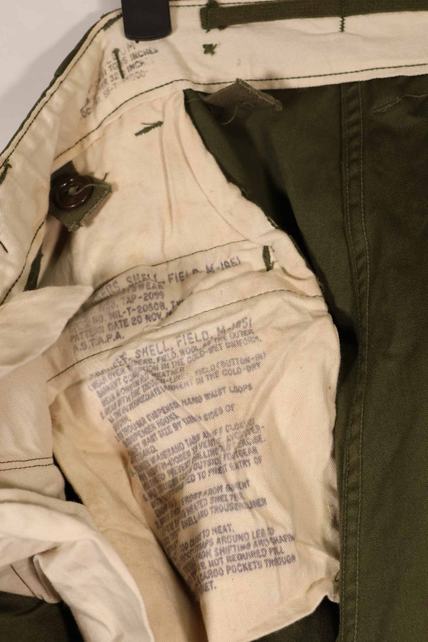 実物 1951年製 M51 コットン フィールドパンツ M-L 中古品