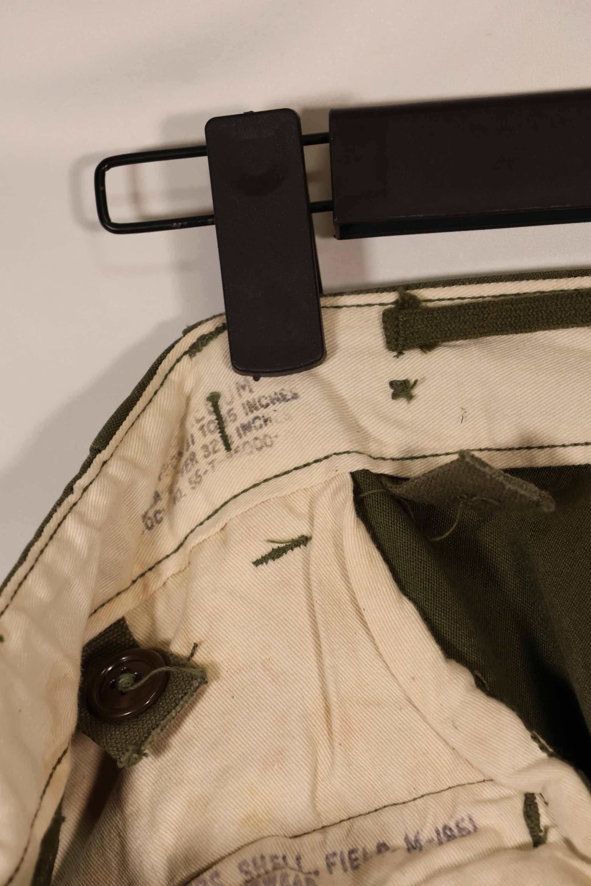 実物 1951年製 M51 コットン フィールドパンツ M-L 中古品