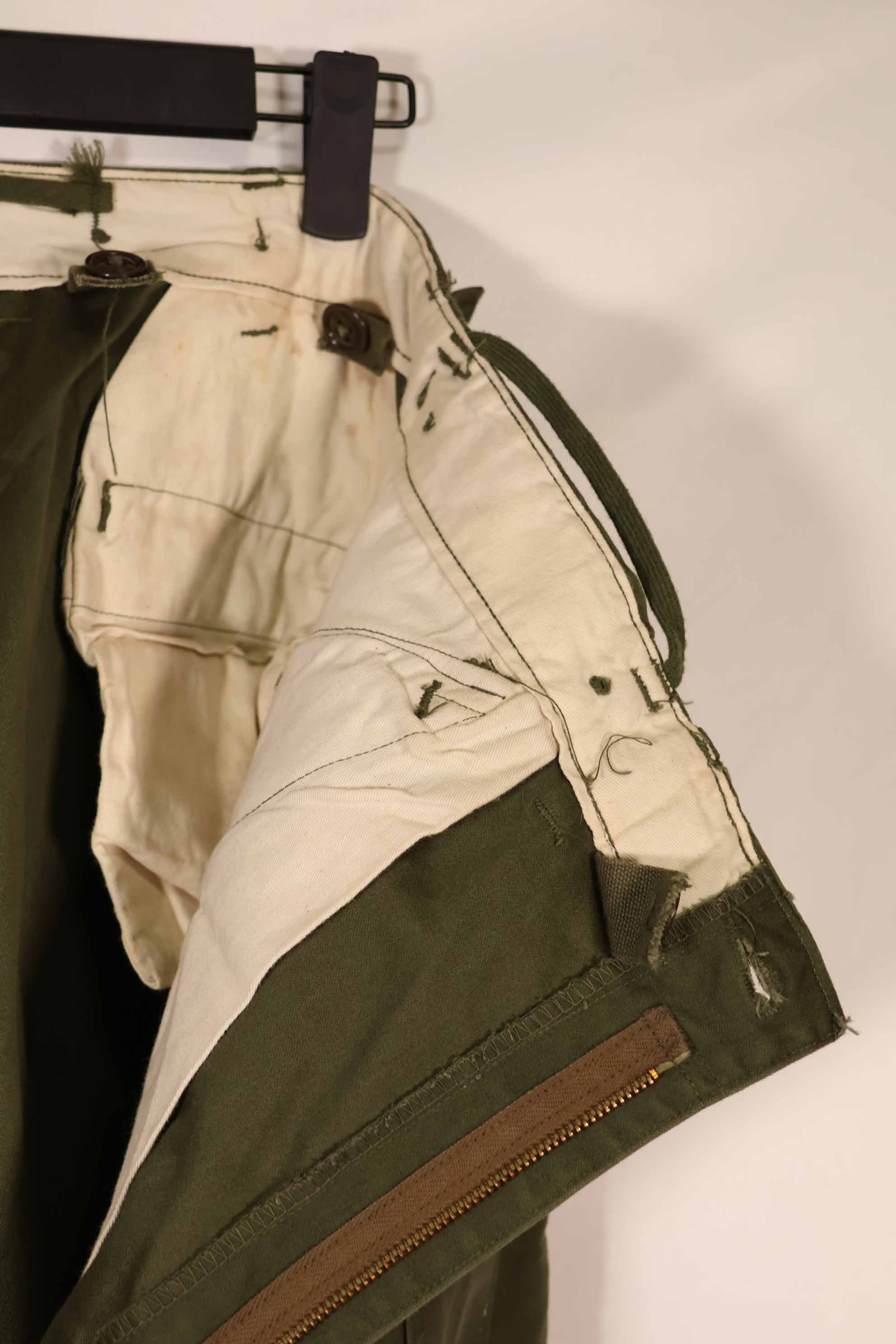 実物 1951年製 M51 コットン フィールドパンツ M-L 中古品