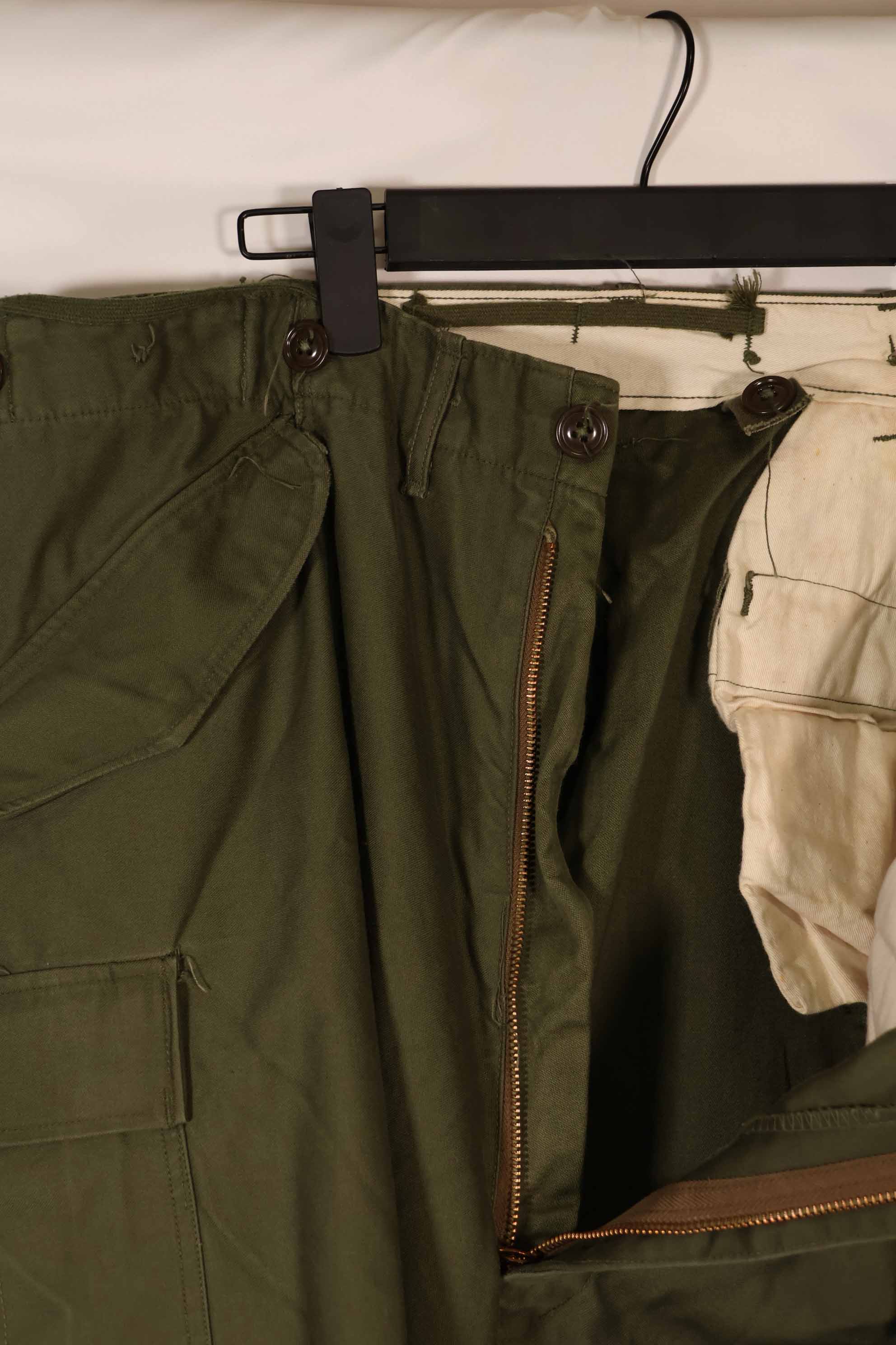 実物 1951年製 M51 コットン フィールドパンツ M-L 中古品