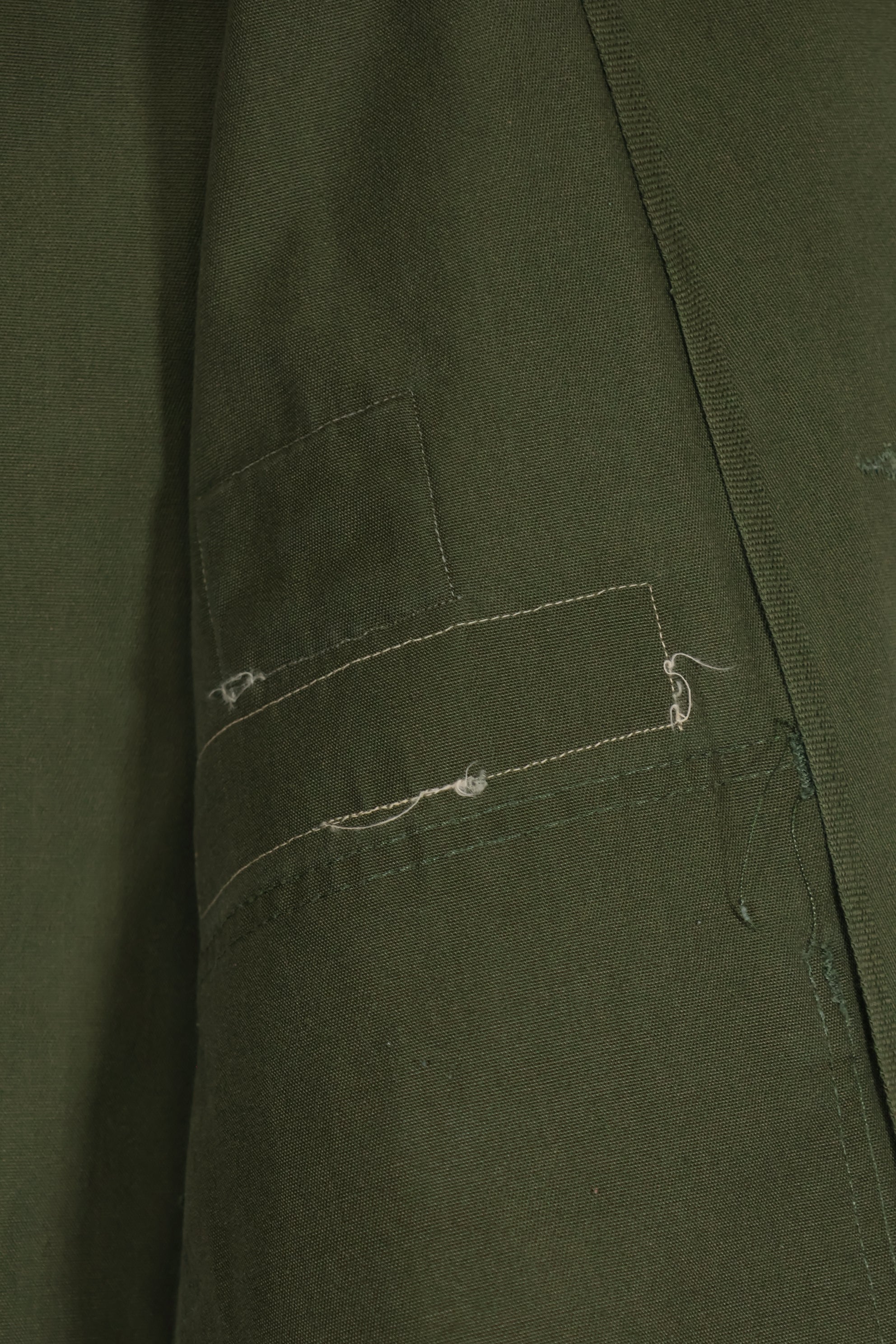 1960年代ロット OG-107 ユーティリティシャツ LOCKE 元SF隊員 放出 中古品 ノーアイロンシャツ A