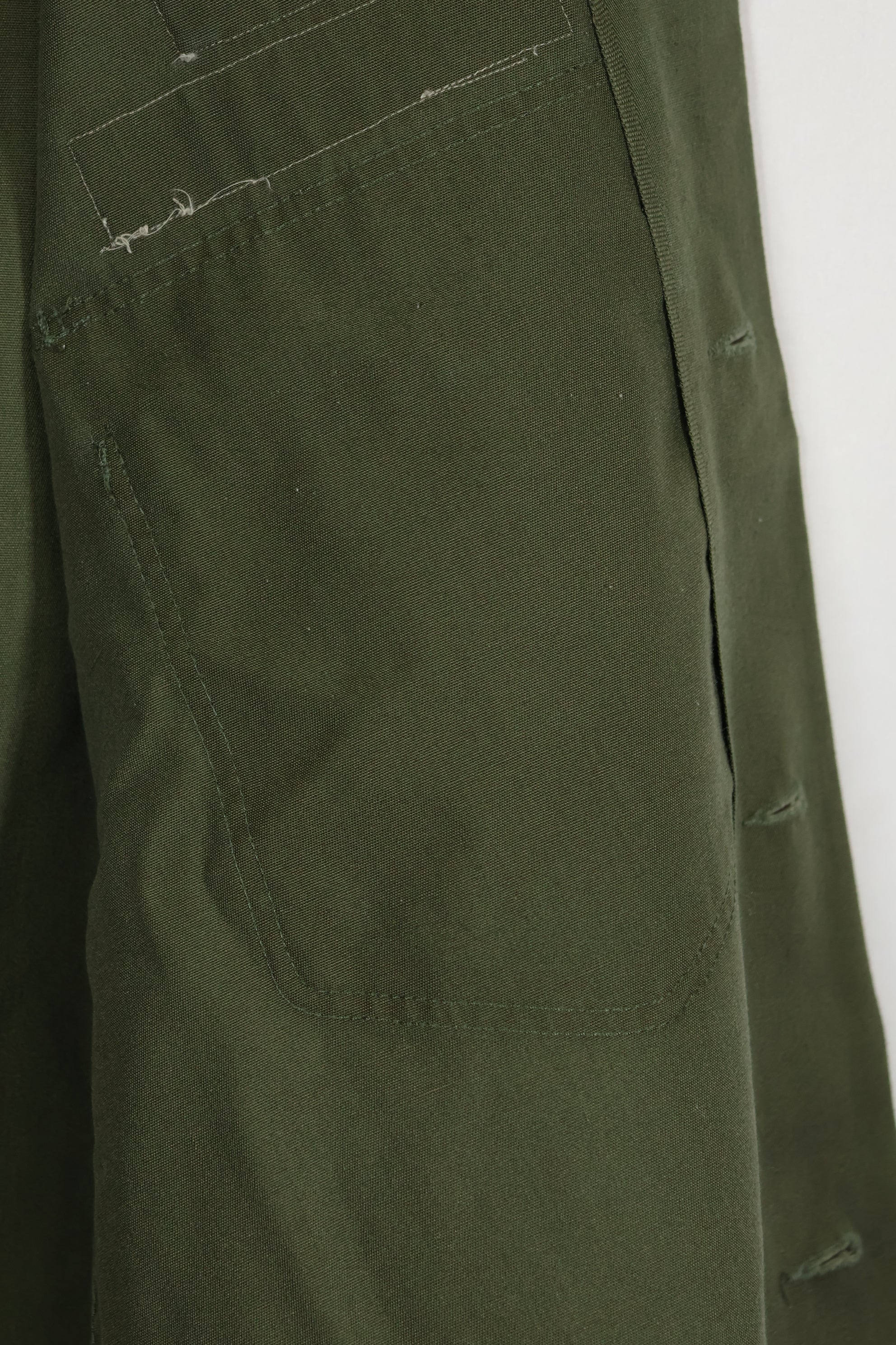 1960年代ロット OG-107 ユーティリティシャツ LOCKE 元SF隊員 放出 中古品 ノーアイロンシャツ B