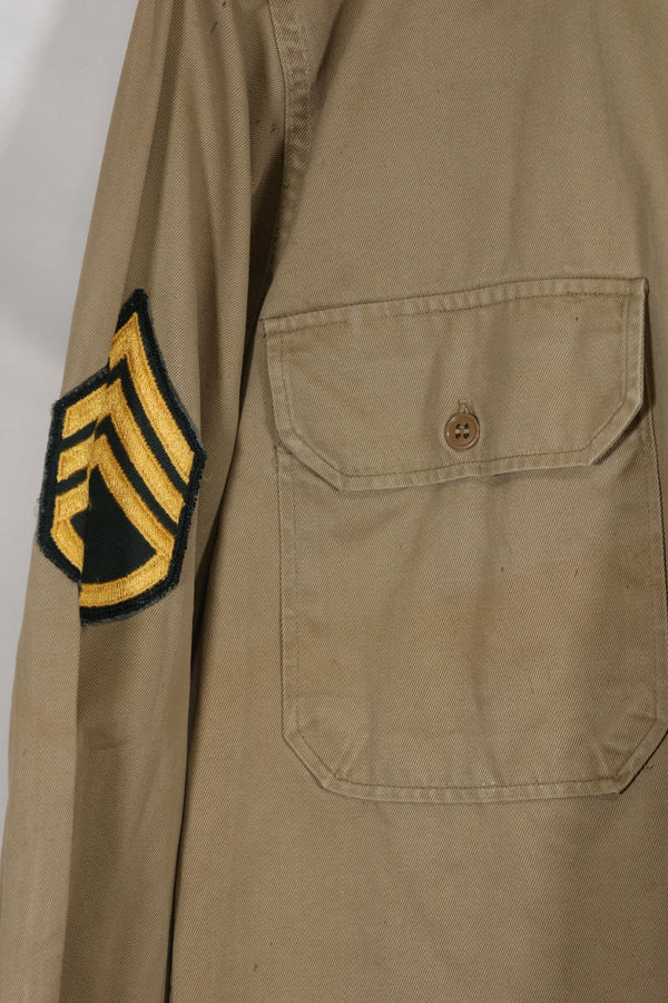 1960年代ロット サマーユニフォームシャツ LOCKE 元SF隊員 放出 中古品