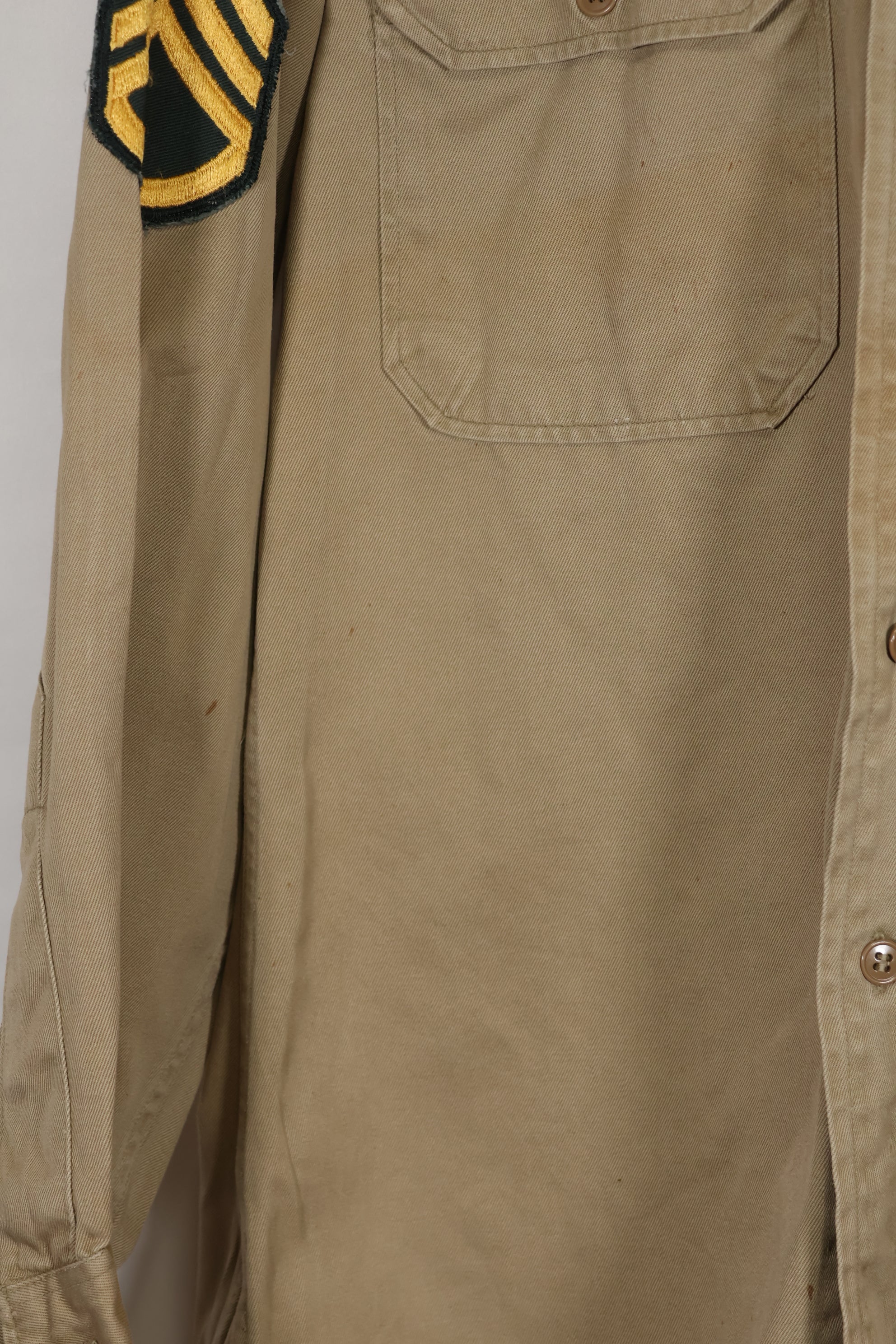 1960年代ロット サマーユニフォームシャツ LOCKE 元SF隊員 放出 中古品