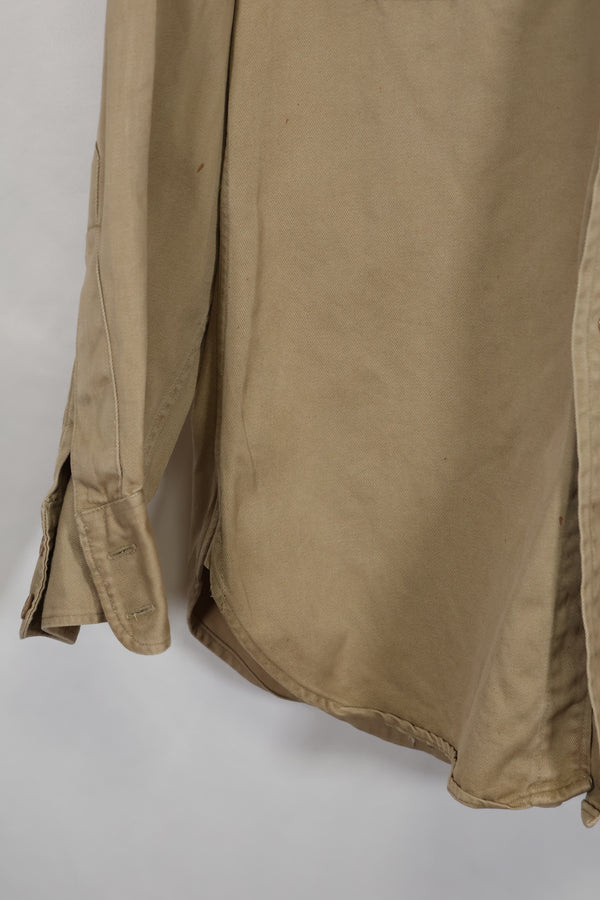 1960年代ロット サマーユニフォームシャツ LOCKE 元SF隊員 放出 中古品