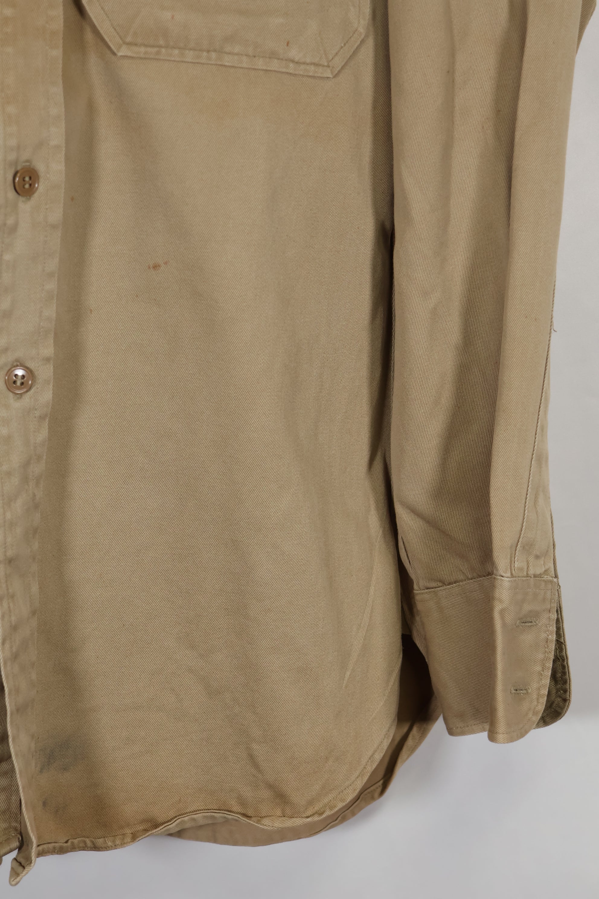 1960年代ロット サマーユニフォームシャツ LOCKE 元SF隊員 放出 中古品