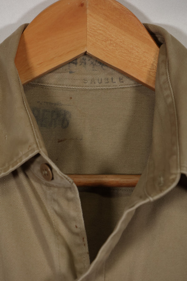 1960年代ロット サマーユニフォームシャツ LOCKE 元SF隊員 放出 中古品