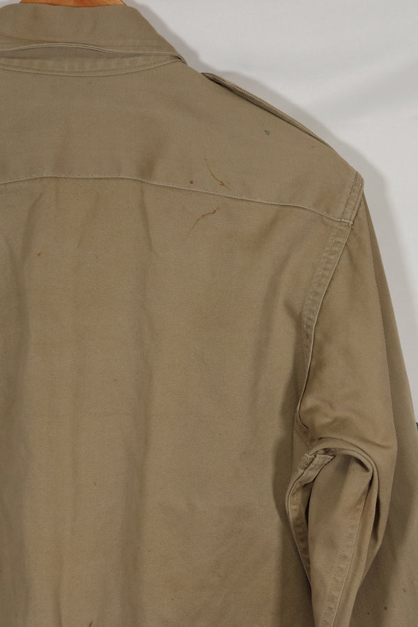 1960年代ロット サマーユニフォームシャツ LOCKE 元SF隊員 放出 中古品